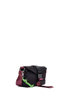 Women's Black Long Strap Mini Fabric Crossbody Bag | Derimod Women's Black Long Strap Mini Fabric Crossbody Bag | Derimod