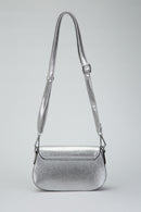 Star Detailed Silver Women's Crossbody Bag | Derimod Star Detailed Silver Women's Crossbody Bag | Derimod