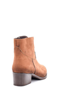 Women's Suede Heeled Boots | Derimod Women's Suede Heeled Boots | Derimod