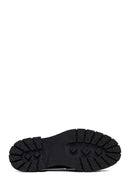 Woman Black Thick-Soled Leather Masculine Loafer | Derimod Woman Black Thick-Soled Leather Masculine Loafer | Derimod