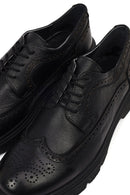 Men's Black Lace-Up Leather Casual Shoes | Derimod Men's Black Lace-Up Leather Casual Shoes | Derimod