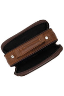 Male Taba Long Strap Leather Handbag | Derimod Male Taba Long Strap Leather Handbag | Derimod