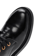Women's Black Zippered Leather Boots | Derimod Women's Black Zippered Leather Boots | Derimod