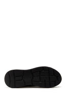 Erkek Siyah Deri Sneaker | Derimod Erkek Siyah Deri Sneaker | Derimod