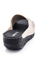 Women's Wedge Heeled Slippers | Derimod Women's Wedge Heeled Slippers | Derimod