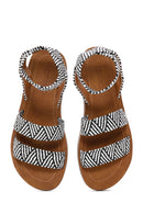 Women's Black Double Strap Sandals | Derimod Women's Black Double Strap Sandals | Derimod