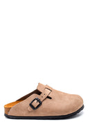 Women's Casual Nubuck Leather Slippers | Derimod Women's Casual Nubuck Leather Slippers | Derimod