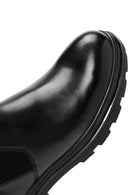 Male Black Leather Chelsea Boots | Derimod Male Black Leather Chelsea Boots | Derimod
