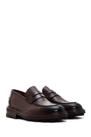 Men's Brown Leather Casual Loafer | Derimod Men's Brown Leather Casual Loafer | Derimod