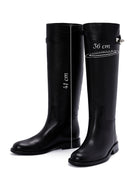 Women's Black Leather Boots | Derimod Women's Black Leather Boots | Derimod