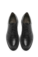 Men's Black Laced Leather Classic Shoes | Derimod Men's Black Laced Leather Classic Shoes | Derimod