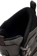 Derimod Dry Men's Grey Laced Waterproof Outdoor Leather Boots | Derimod Derimod Dry Men's Grey Laced Waterproof Outdoor Leather Boots | Derimod