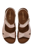 Women's Bronze Strap Comfort Sandals | Derimod Women's Bronze Strap Comfort Sandals | Derimod