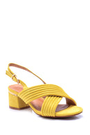 Women's Suede Heeled Shoes | Derimod Women's Suede Heeled Shoes | Derimod