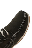 Men's Khaki Lace-Up Nubuck Leather Casual Shoes | Derimod Men's Khaki Lace-Up Nubuck Leather Casual Shoes | Derimod