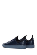 Erkek Lacivert Deri Sneaker | Derimod Erkek Lacivert Deri Sneaker | Derimod