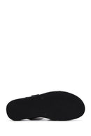 Men's Black Nubuck Leather Sandals | Derimod Men's Black Nubuck Leather Sandals | Derimod