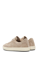 Erkek Bej Süet Deri Sneaker | Derimod Erkek Bej Süet Deri Sneaker | Derimod
