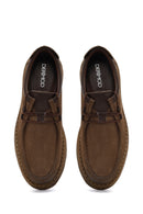Male Mink Nubuck Leather Casual Shoes | Derimod Male Mink Nubuck Leather Casual Shoes | Derimod