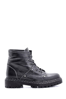 Women's Lace-up Leather Boots | Derimod Women's Lace-up Leather Boots | Derimod