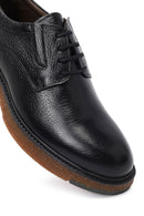 Male Black Lace-up Leather Casual Shoes | Derimod Male Black Lace-up Leather Casual Shoes | Derimod
