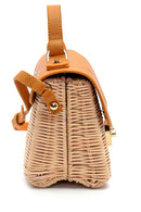 Women's Straw Shoulder Bag | Derimod Women's Straw Shoulder Bag | Derimod