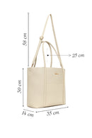 Women's Beige Long Strap Shoulder Bag | Derimod Women's Beige Long Strap Shoulder Bag | Derimod
