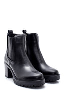 Women's Leather Zippered Heeled Boots | Derimod Women's Leather Zippered Heeled Boots | Derimod