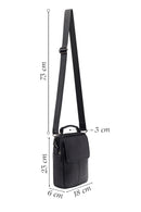 Male Black Long Strap Leather Handbag | Derimod Male Black Long Strap Leather Handbag | Derimod