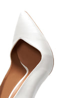 Women's White Leather Stiletto | Derimod Women's White Leather Stiletto | Derimod