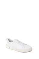 Erkek Beyaz Bağcıklı Deri Sneaker | Derimod Erkek Beyaz Bağcıklı Deri Sneaker | Derimod
