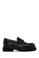 Men's Black Leather Buckle Casual Loafer | Derimod Men's Black Leather Buckle Casual Loafer | Derimod