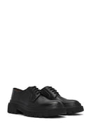 Men's Black Lace-up Leather Casual Shoes | Derimod Men's Black Lace-up Leather Casual Shoes | Derimod