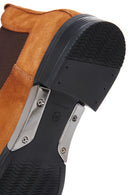 Men's Tan Suede Leather Chelsea Boots | Derimod Men's Tan Suede Leather Chelsea Boots | Derimod