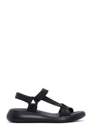 Women's Black Comfort Sandals | Derimod Women's Black Comfort Sandals | Derimod