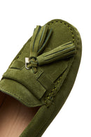 Women's Leather Suede Tassel Loafer | Derimod Women's Leather Suede Tassel Loafer | Derimod