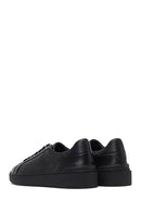 Men's Black Lace-Up Leather Sneaker | Derimod Men's Black Lace-Up Leather Sneaker | Derimod