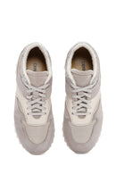 Kadın Bej Kalın Tabanlı Deri Sneaker | Derimod Kadın Bej Kalın Tabanlı Deri Sneaker | Derimod