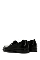 Women's Black Leather Masculine Loafer | Derimod Women's Black Leather Masculine Loafer | Derimod