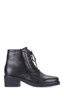 Lace-Up Women's Leather Boots | Derimod Lace-Up Women's Leather Boots | Derimod