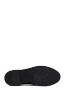 Kadın Siyah Rugan Deri Maskülen Loafer | Derimod Kadın Siyah Rugan Deri Maskülen Loafer | Derimod
