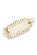 Woman Cream Long Strap Knit Crossbody Bag | Derimod Woman Cream Long Strap Knit Crossbody Bag | Derimod