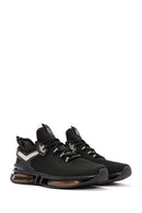 Derimod Zero Men's Black Lace-Up Thick Soled Fabric Sneaker | Derimod Derimod Zero Men's Black Lace-Up Thick Soled Fabric Sneaker | Derimod