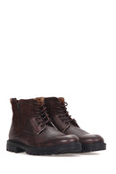 Men's Zippered Leather Boots | Derimod Men's Zippered Leather Boots | Derimod