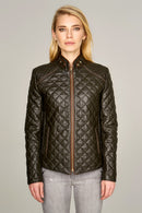 Rosemary Women's Leather Jacket | Derimod Rosemary Women's Leather Jacket | Derimod