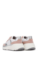 Geox Women's White D Diamanta Thick Soled Sneaker | Derimod Geox Women's White D Diamanta Thick Soled Sneaker | Derimod