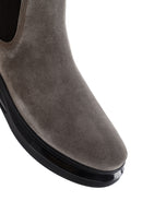 Men's Mink Thick Soled Suede Leather Casual Chelsea Boots | Derimod Men's Mink Thick Soled Suede Leather Casual Chelsea Boots | Derimod