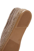 Men's Beige Suede Leather Espadrille | Derimod Men's Beige Suede Leather Espadrille | Derimod