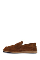 Men's Tan Suede Leather Casual Loafer | Derimod Men's Tan Suede Leather Casual Loafer | Derimod