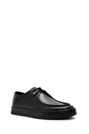 Men's Black Lace-up Leather Casual Shoes | Derimod Men's Black Lace-up Leather Casual Shoes | Derimod